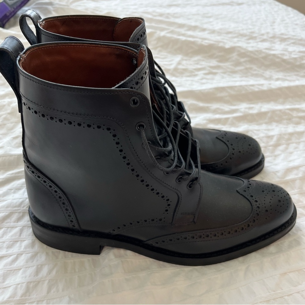 Allen Edmonds mens Dalton boots- black  size 8